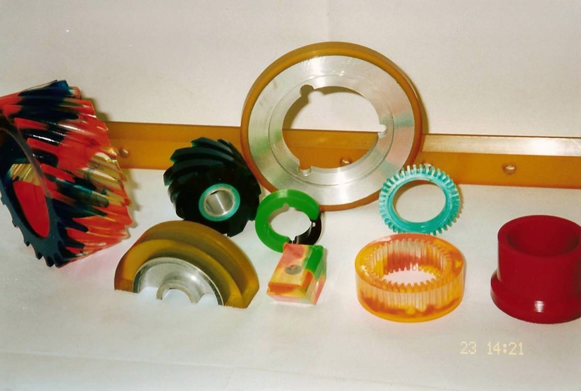 Colorful urethane applications shown.